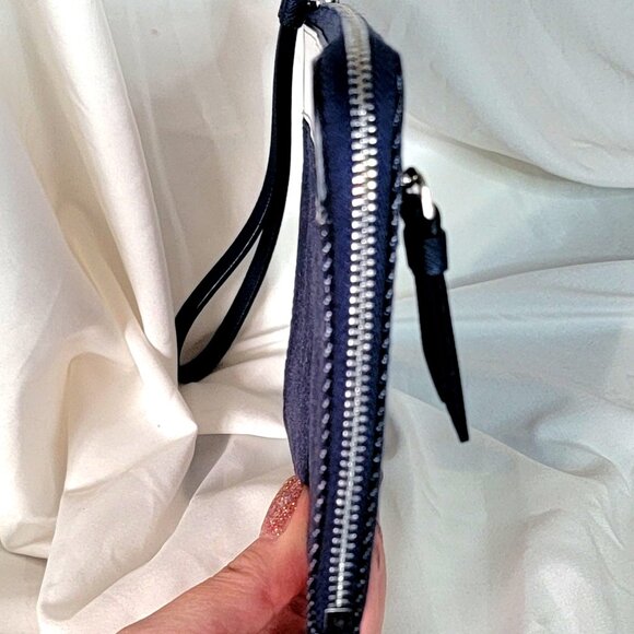 Kate Spade Cameron Denim Colorblock Medium L-Zip Wristlet, Retail: $75, NWOT - Picture 6 of 10